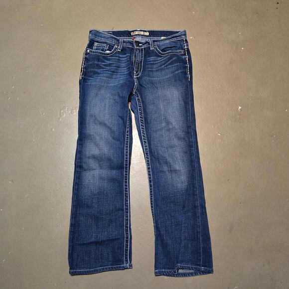 BKE Denim Stretch Mid‎ Rise Drew Bootcut Jeans Women's Size 28 - Picture 1 of 6